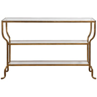 Uttermost Deline Gold Console Table