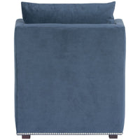 Vanguard Furniture Cora Chair in Village Midnight with Nail Trim
