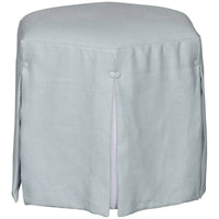 Vanguard Furniture Aubree Hexagon Waterfall Skirt Ottoman