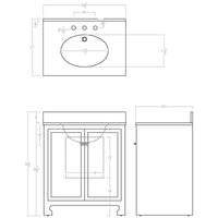 Worlds Away Boyd Bath Vanity