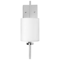 Worlds Away White Linen Shade Sconce