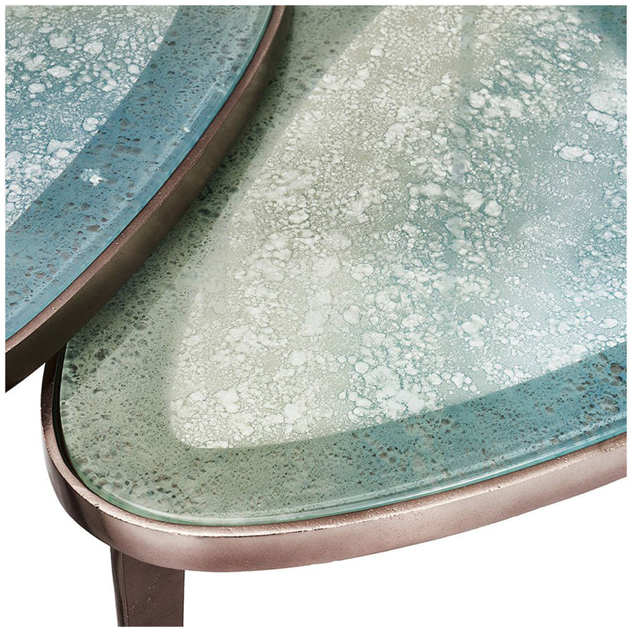 Interlude Home Jan Bunching Cocktail Tables - Blue Grey