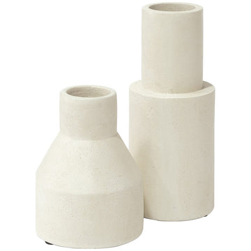 Palecek Nova Cylinder Urns - Small - Set of 2