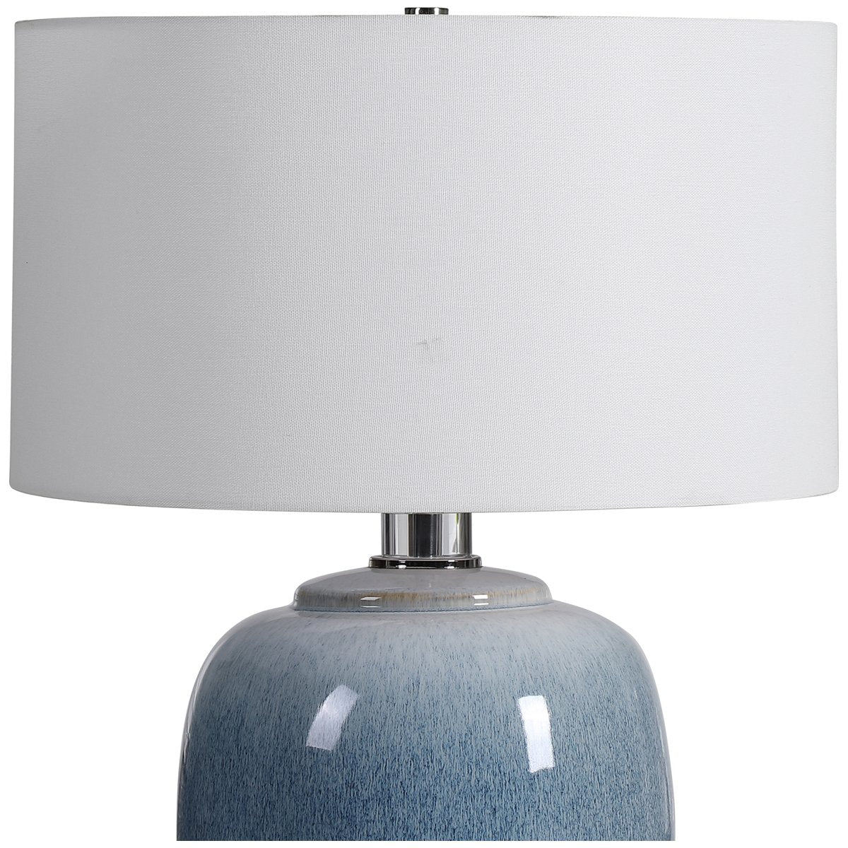 Uttermost, Blue Waters Ceramic Table Lamp, Table & Task Lamps