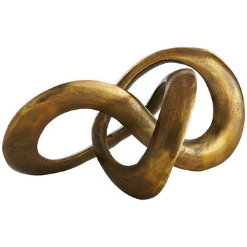 Arteriors Quinn Sculpture - Antique Brass