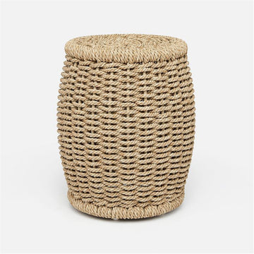 Made Goods Arla Faux Rope Outdoor Stool