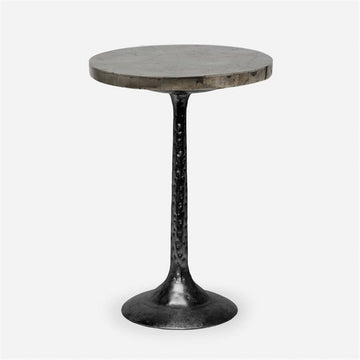 Made Goods Delancy Bistro Side Table in Pyrite