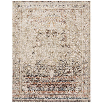 Loloi Theia THE-05 Taupe Brick Power Loomed Rug