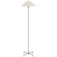 Visual Comfort Grenol Floor Lamp with Linen Shade