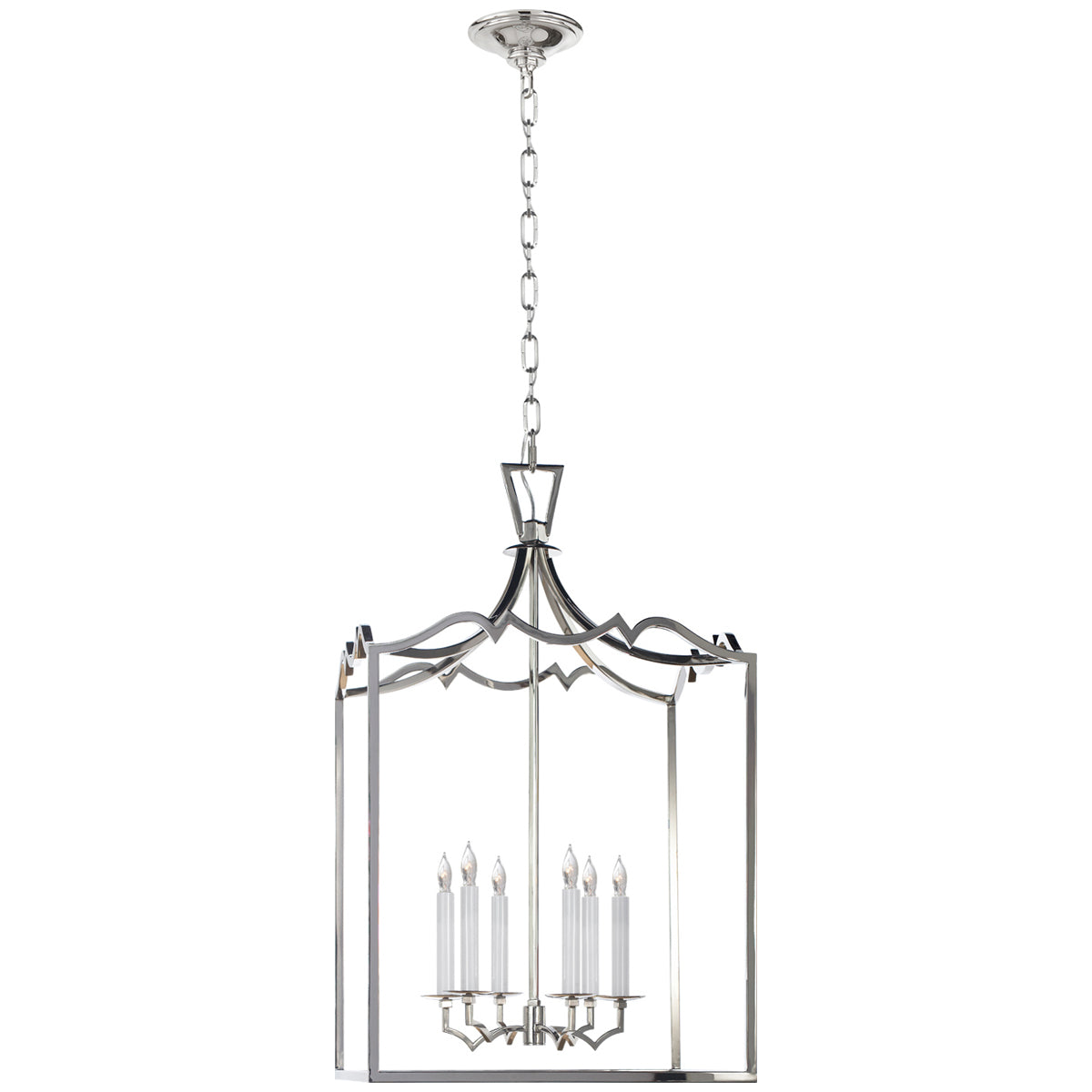 Gracious Home - The Visual Comfort E.F. Chapman Darlana pendant light is a  modern take on an iconic street oil lantern. It is available in aged iron,  gilded iron, or a polished