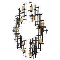 Uttermost Reflection Metal Grid Wall Decor, 2-Piece Set