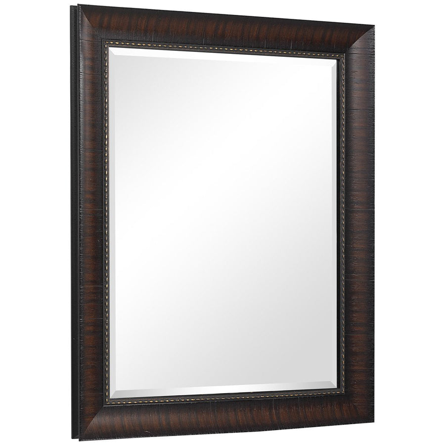Uttermost Wythe Burnished Wood Mirror