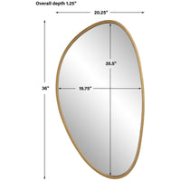 Uttermost Boomerang Gold Mirror
