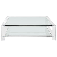 Interlude Home Surrey Square Cocktail Table