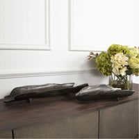 Uttermost Caryn Nickel Trays, 2-Piece Set