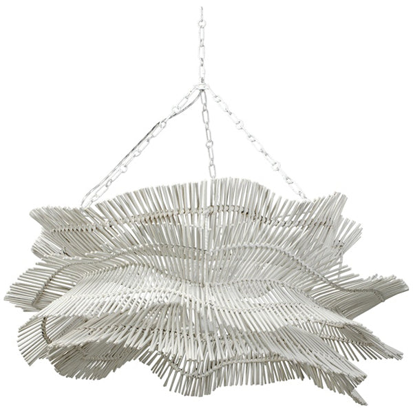 Palecek Miramar White Chandelier