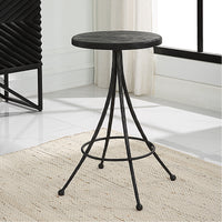 Uttermost Sona Black Counter Stool