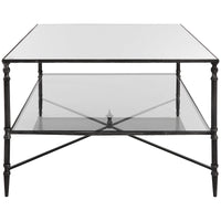 Uttermost Henzler Mirrored Steel Coffee Table