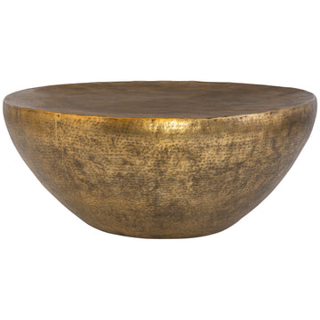 Uttermost Gilded Dome Gold Coffee Table