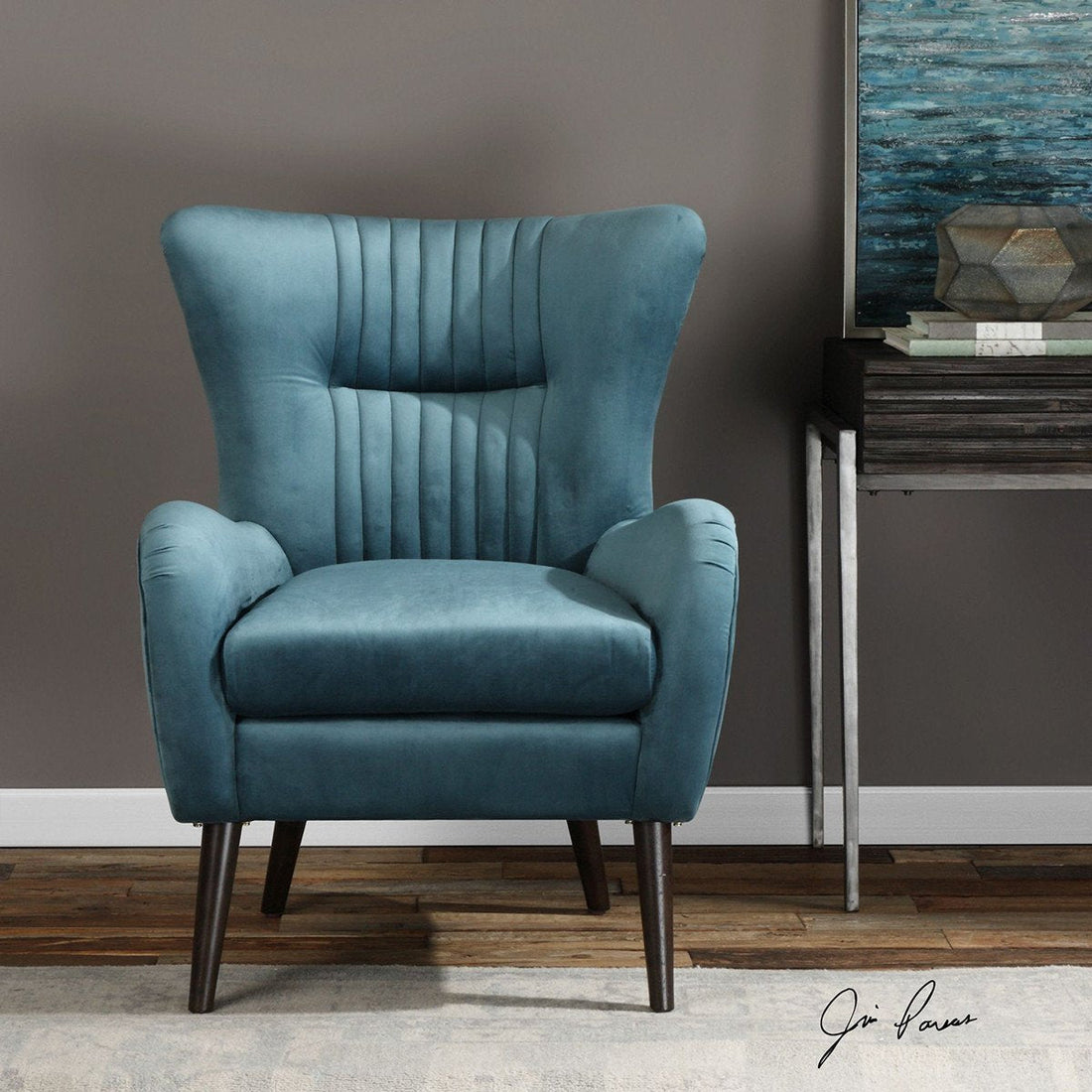 Uttermost Dax Mid-Century Accent Chair