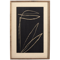 Four Hands Art Studio Abstract Botanic Line Drawing by Roseann