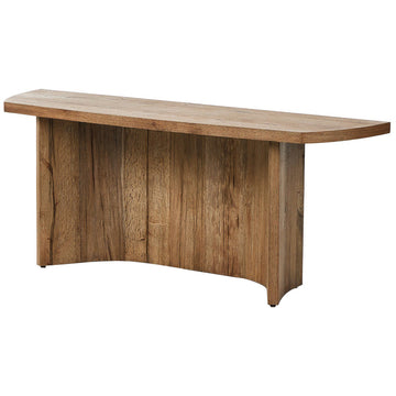 Four Hands Brinton Console Table - Rustic Oak Veneer