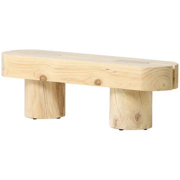 Four Hands Bishop Conroy Accent Bench - Natural Pine