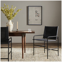 Four Hands Stockholm Dining Armchair - Ebony Natural