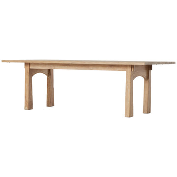 Four Hands Cordella Clanton Dining Table - Aged Light Pine