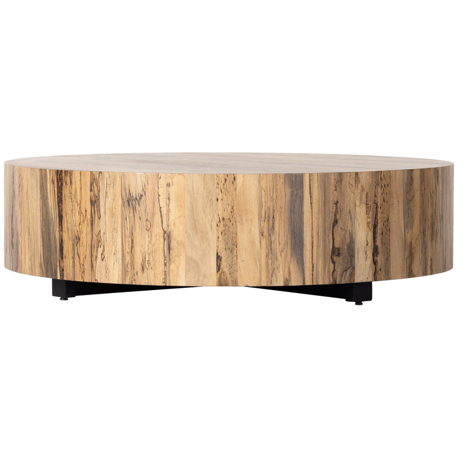 Four Hands Wesson Hudson Large Coffee Table - Spalted Primavera