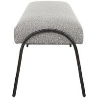 Uttermost Jacobsen Modern Gray Bench