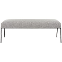 Uttermost Jacobsen Modern Gray Bench