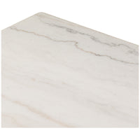 Four Hands Jessa Coffee Table - Honed White Marble