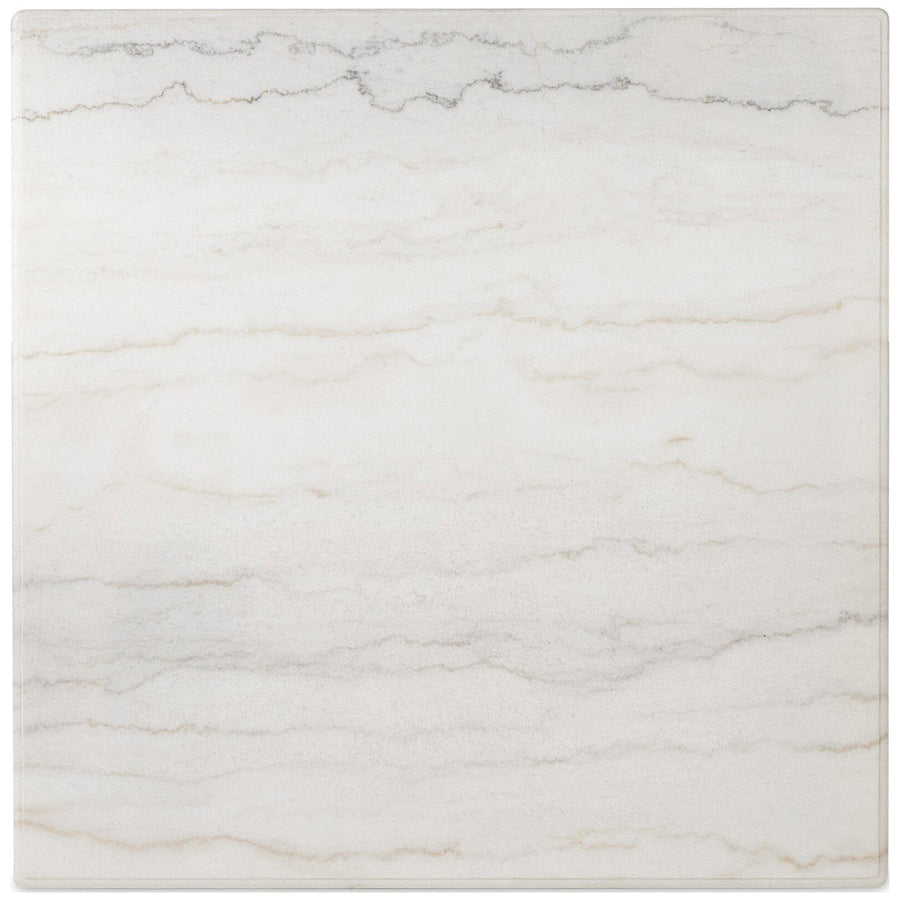 Four Hands Jessa Coffee Table - Honed White Marble