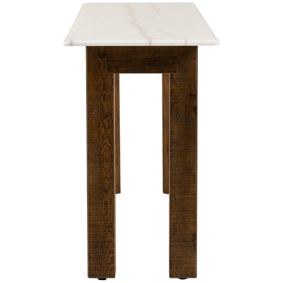 Four Hands Jessa Console Table - Honed White Marble