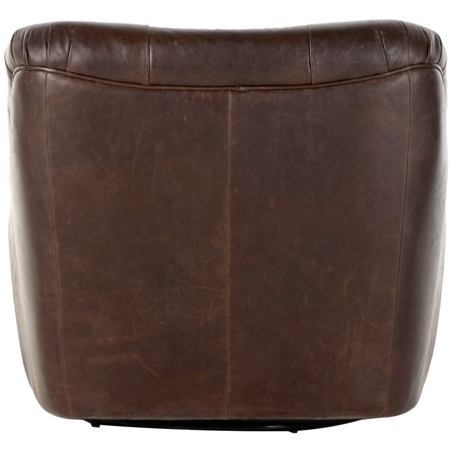 Four Hands Farley Swivel Chair - Conroe Cigar