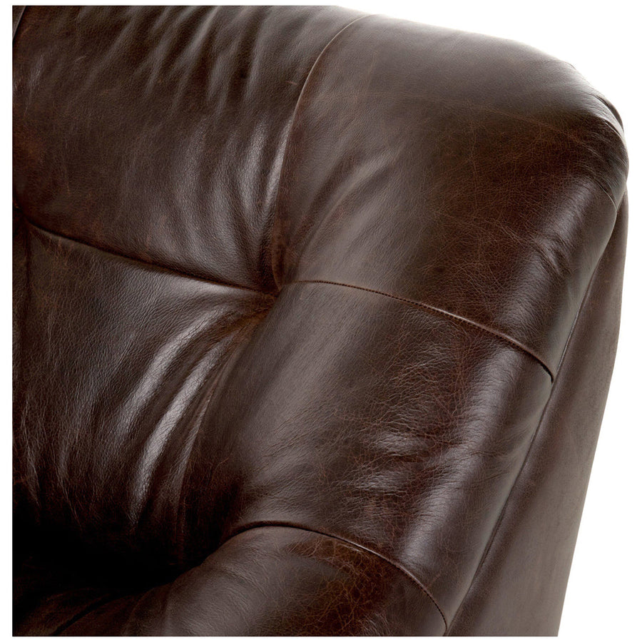 Four Hands Farley Swivel Chair - Conroe Cigar