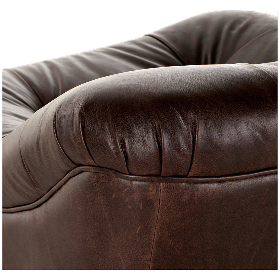 Four Hands Farley Swivel Chair - Conroe Cigar