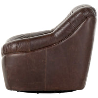 Four Hands Farley Swivel Chair - Conroe Cigar