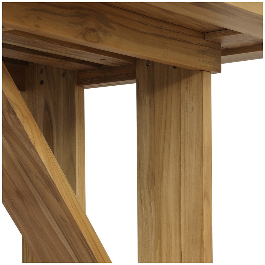 Four Hands Enders Outdoor Dining Tables - Natural Teak