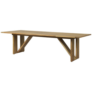 Four Hands Enders Outdoor Dining Tables - Natural Teak