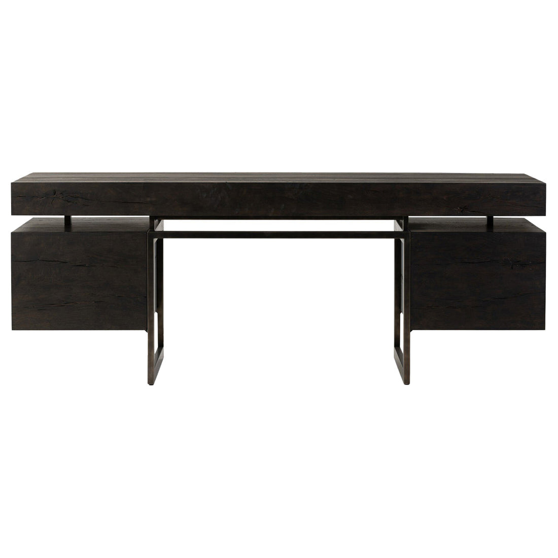 Four Hands Augusto Desk - Dark Espresso Reclaimed French Oak