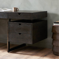 Four Hands Augusto Desk - Dark Espresso Reclaimed French Oak