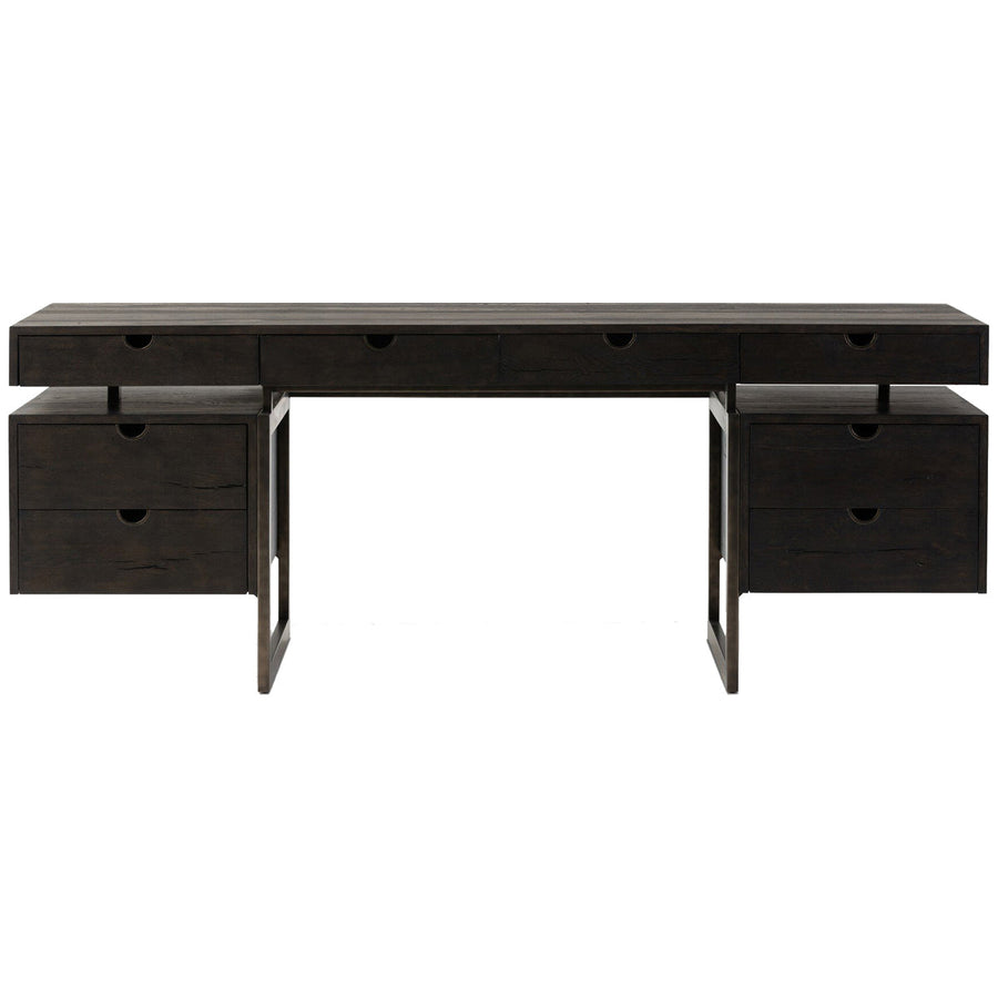 Four Hands Augusto Desk - Dark Espresso Reclaimed French Oak