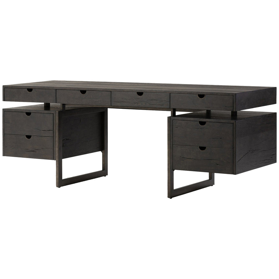 Four Hands Augusto Desk - Dark Espresso Reclaimed French Oak