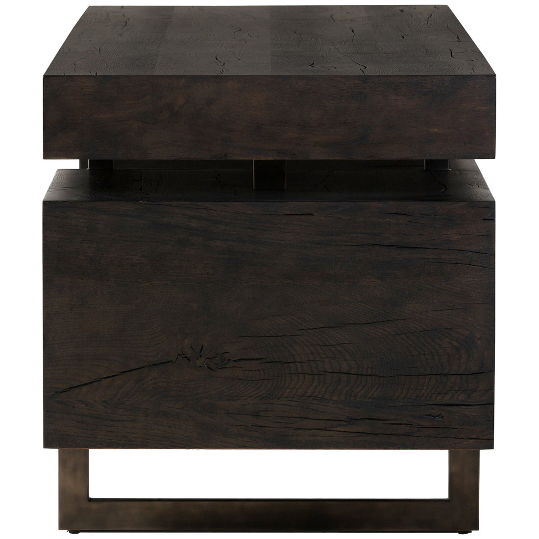 Four Hands Augusto Desk - Dark Espresso Reclaimed French Oak