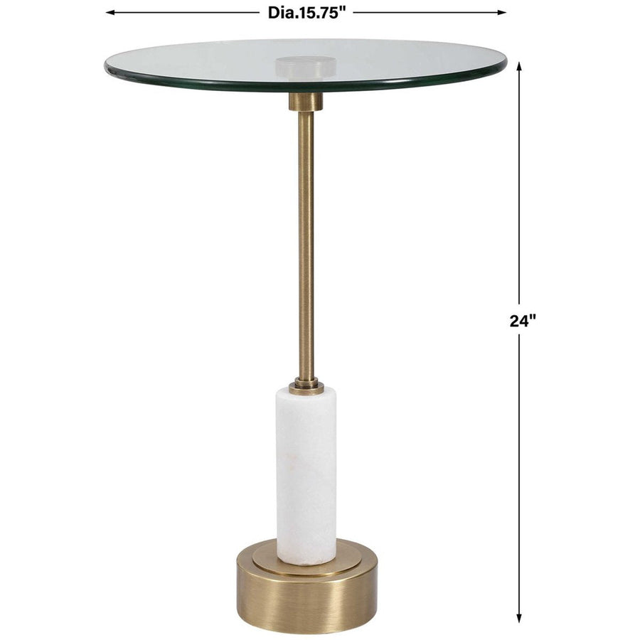 Uttermost Portsmouth Round Accent Table
