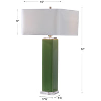 Uttermost Aneeza Tropical Green Table Lamp