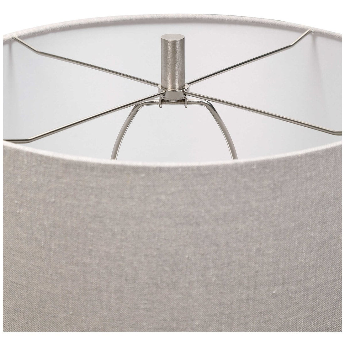 Uttermost Comanche White Crackle Table Lamp