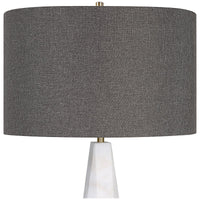 Uttermost Citadel White Marble Table Lamp
